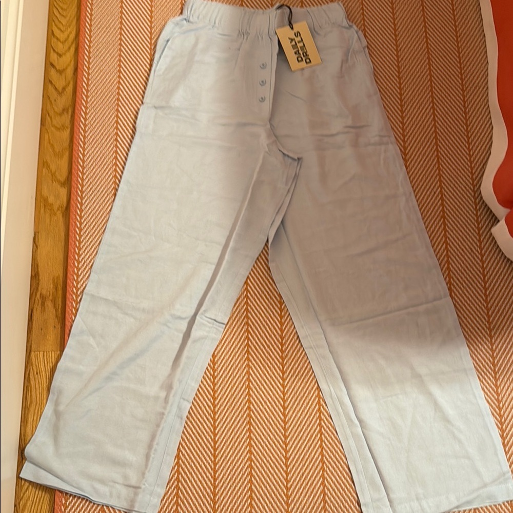 Daily Drills Light Blue Linen Poplin XS/S